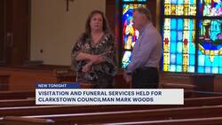 Funeral services take place for Clarkstown Councilman Mark Woods News Clip