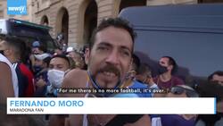 Fans Mourn Soccer Legend Diego Maradona As 'Man Of The People' News Clip