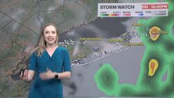 STORM WATCH: Heavy rain, thunder possible for this evening ahead of a hot and humid weekend Instructional Video
