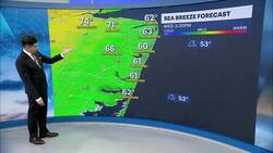 Cloudy with some sunshine today for New Jersey with temps in the 70s News Clip