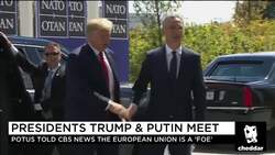 Trump Further Antagonizes Allies Ahead of Meeting With Putin News Clip