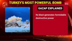 Erdogan Drops 'SCARY' 970-Kg Bombs; 'Gazap' Mega Bomb, NEB-2 Bunker Busters Message To Israel? News Clip