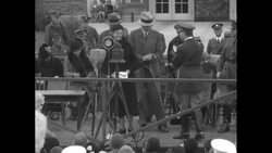 US Representative Edith Nourse Rogers attends dedication of Fort Devens in Massachusetts News Clip