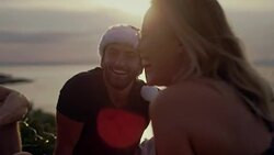 Summer Christmas celebration Stock Footage