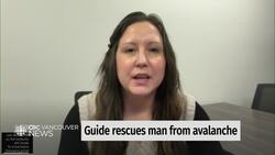 Tour guide who rescued man from avalanche near Revelstoke hailed a hero News Clip