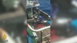 Indonesian fishermen return home after deaths on Chinese ships News Clip