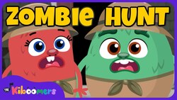 Join The Kiboomers on Going on a Zombie Hunt - Songs for Kids Instructional Video