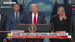 BREAKING: Trump Invokes Home Rule Act, Deploys National Guard Troops In Washington DC News Clip