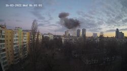 Video captures Russian airstrikes at Kyiv apartments News Clip