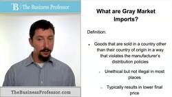 Gray Market Imports Instructional Video