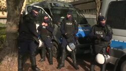 CLEAN : Protest in Warsaw against near-total abortion ban News Clip