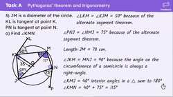 Problem solving with circle theorems Instructional Video