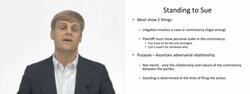 Understanding Standing in Legal Cases Instructional Video
