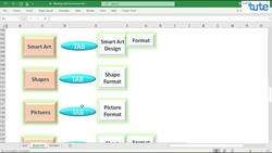 Microsoft Excel Tutorial: Working with Excel SmartArt Instructional Video
