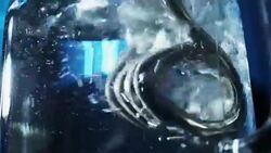 Boiling water with immersion heater Stock Footage