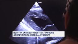 Medical students take part in ultrasound competition at Hofstra University News Clip