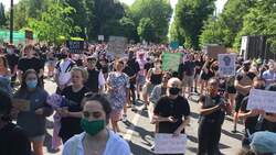 Thousands march in Dublin following death of George Floyd News Clip