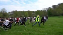 #TheMoment Belgians celebrated Easter with the world's biggest beer hunt News Clip