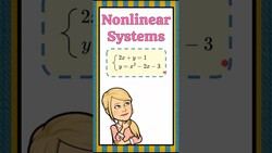 Solutions of a Nonlinear System | HS.A-REI.11 Instructional Video