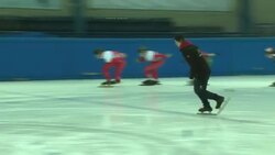 Team GB ice skate at National Ice Centre News Clip