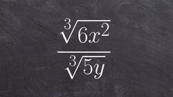 Rationalize the denominator with the cube root of an expression Instructional Video