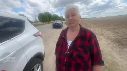 Laying flowers at the crash site where 4 teens and a teacher were killed News Clip