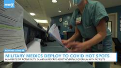 Active-Duty Military Deploys To COVID-19 Hot Spots Across The U.S. News Clip