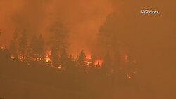 Massive wildfire threatens Lake Tahoe in northern California News Clip