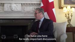 Keir Starmer hosts Palestinian leader as Government unveils £101m in support News Clip