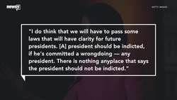Pelosi Wants To Clarify Laws On Indictment Of Sitting Presidents News Clip