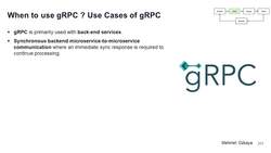 Design Microservices Architecture with Patterns and Principles - When to Use gRPC? Use Cases of gRPC Instructional Video