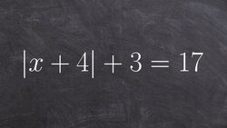 Learn the Easiest Way to Solve an Absolute Value Equation by Testing Two Cases Instructional Video