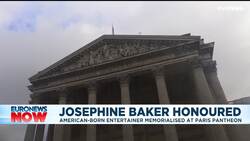 Josephine Baker: US dancer and WWII spy honoured at France's Pantheon News Clip