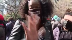 CLEAN : 'We can finally breathe': Floyd supporters react after Chauvin guilty verdict News Clip