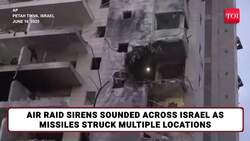 Iran Missiles Hit Tel Aviv, Petah Tikva; Civilians Urge Retaliation, 5 Killed, 67 Injured News Clip