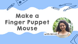 Finger Puppet Mouse DIY Instructional Video