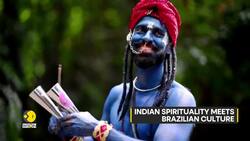 Indian spirituality meets Brazilian carnival as Krishna takes center stage News Clip