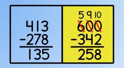 Subtracting with Regrouping Instructional Video