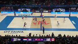 Canadian women's volleyball team falls to Netherlands in Ottawa News Clip