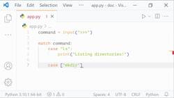 The Ultimate Guide to Python Programming With Python 3.10 - Pattern Matching Instructional Video