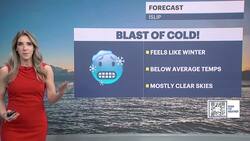 Clouds, wind and showers create Thanksgiving travel troubles on Long Island News Clip