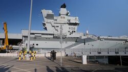 Defence Secretary Ben Wallace MP on visit to HMS Queen Elizabeth News Clip