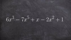Degree and Leading coefficient of a polynomial Instructional Video