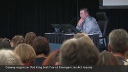 Convoy protest organizer Pat King questioned over inflammatory remarks News Clip