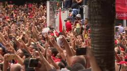 Newly released Lula greets supporters in Sao Paulo Instructional Video
