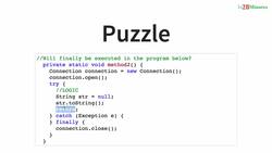 Java Programming for Complete Beginners - Java 16 - Step 06 - Basics of Handling Exceptions – Puzzles Instructional Video