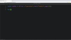 Modern Web Design with HTML5, CSS3, and JavaScript - Getting the Object Properties and Values with JavaScript to Loop Object Contents Instructional Video