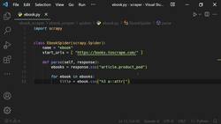 Web Scraping Tutorial with Scrapy and Python for Beginners - Structuring Data into Scrapy Item Instructional Video