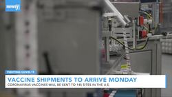 Vaccine Shipments To Arrive Monday Morning To 145 US Sites News Clip