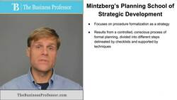Mintzberg's Planning School of Strategy Instructional Video